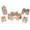 The Freckled Frog The Happy Architect, Wooden Building Set, Natural, 28 Pieces FF410 - alternate 1